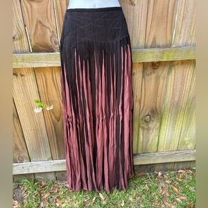 Winter pleated gauze skirt.